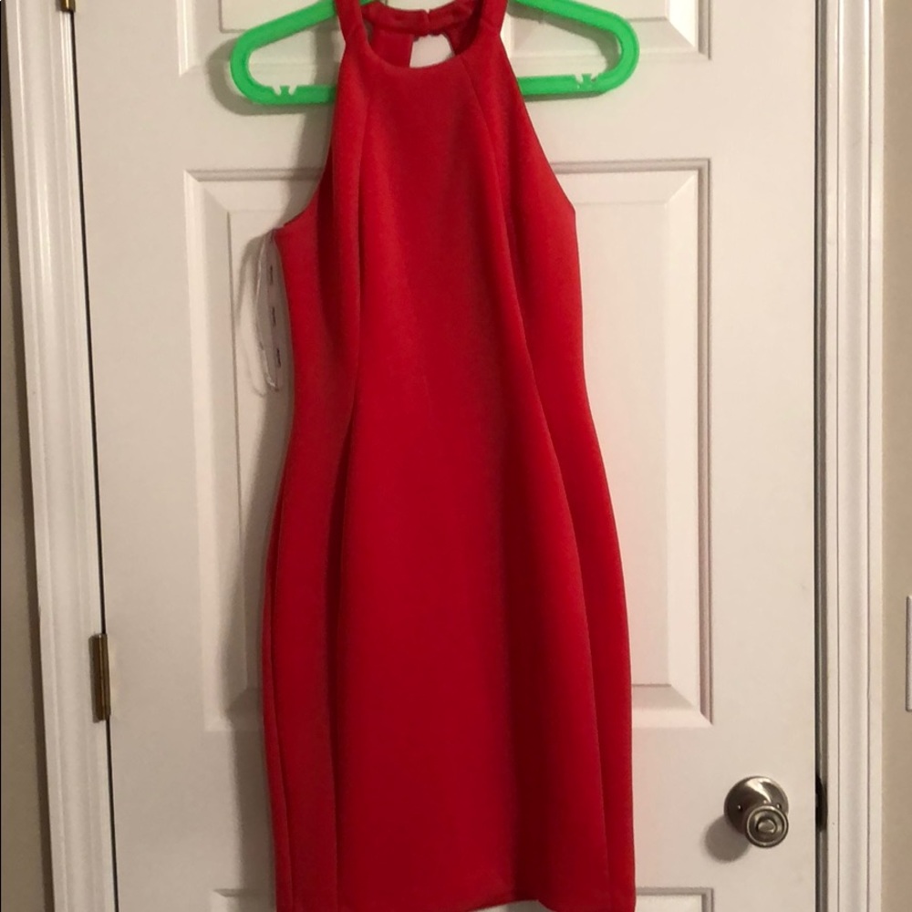 Pink cocktail dress